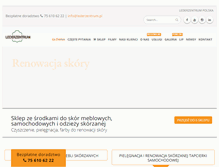 Tablet Screenshot of lederzentrum.pl